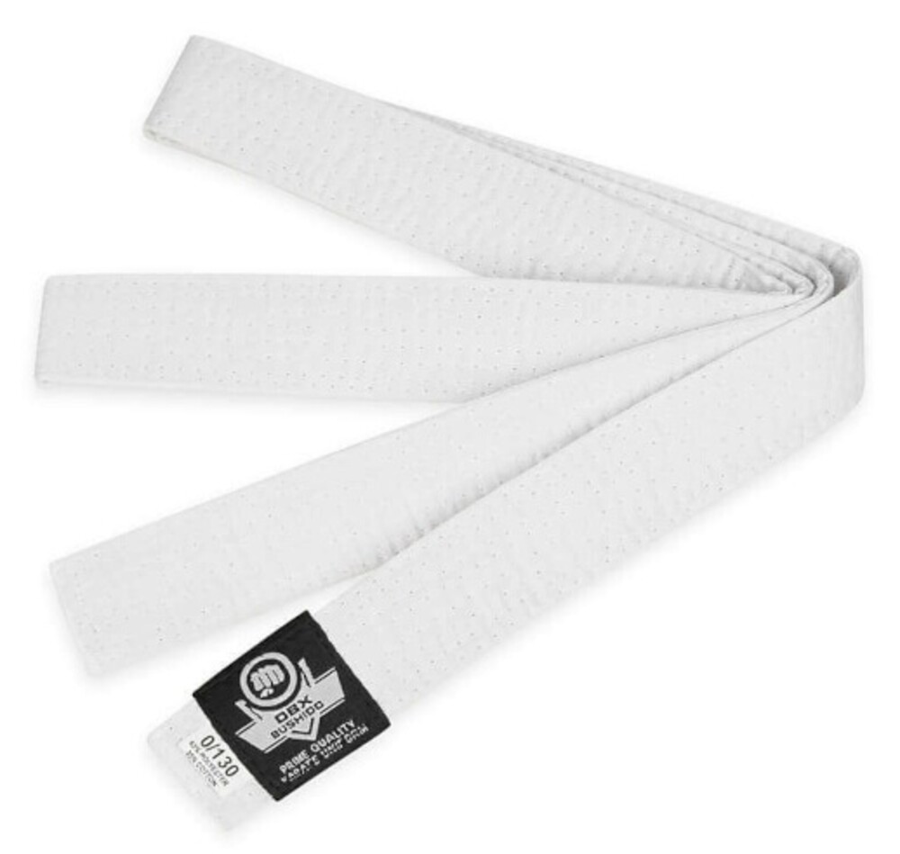 Biely opasok pre kimono DBX OBI
