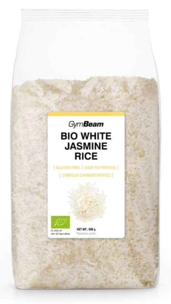 BIO Jasmínová rýže bílá – GymBeam 500 g