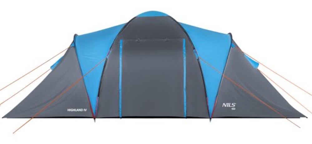 Rodinný stan NILS Camp NC6431 Highland IV modrý/sivý