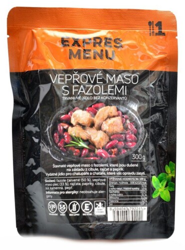 Vepřové maso s fazolemi (SCD) 300g