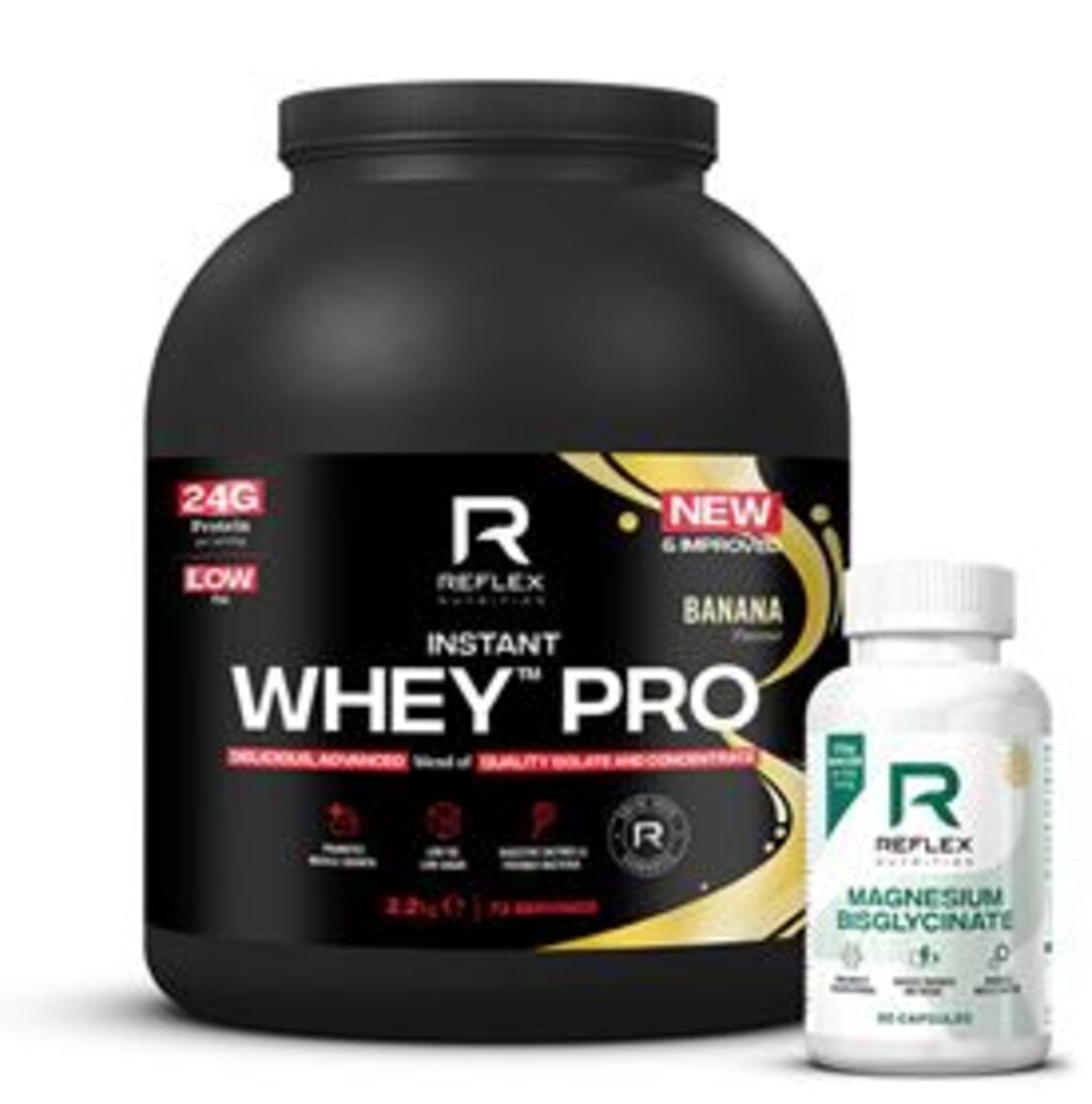 Instant Whey PRO 2,2kg + Magnesium 90 kapslí ZDARMA