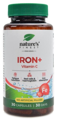 Iron + vitamin C 30 kapslí