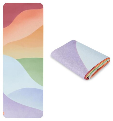 YOGA TRAVEL Skládací jóga podložka, 180 x 61 x 0,15 cm