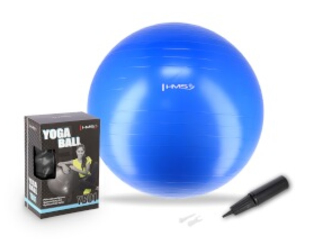 Gymnastický míč YB01N 55 cm modrý