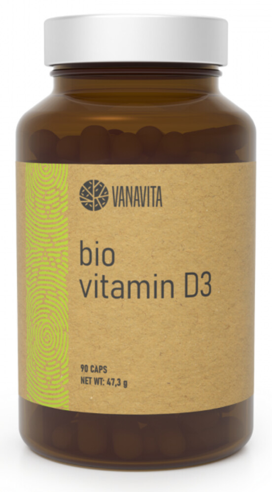 BIO Vitamín D3 800 IU - VanaVita 90 kaps.