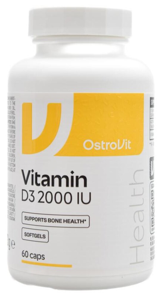 Vitamin D3 2000 IU sofgels 60 kapslí