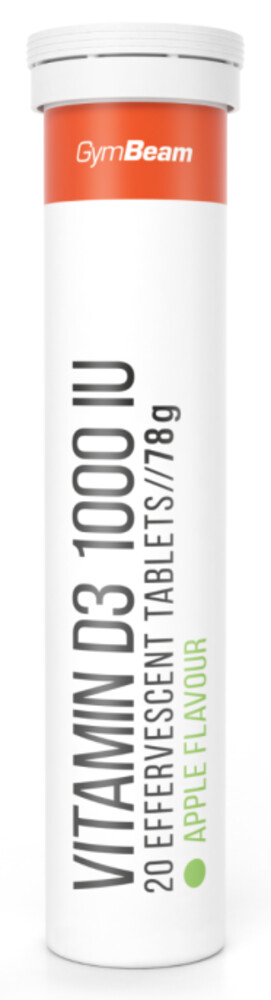Vitamín D3 1000 IU šumivý 20 tbl