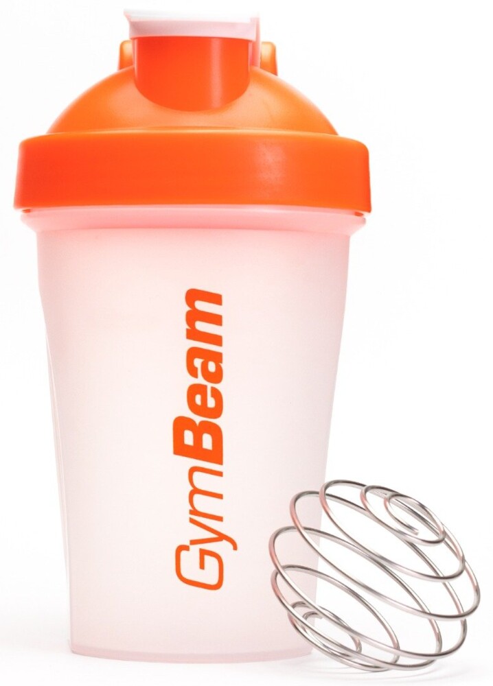 Šejkr Blend Bottle průhledně-oranžový 400 ml