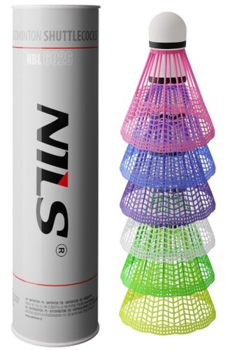 Badmintonové loptičky NBL6026 multicolor 6 ks