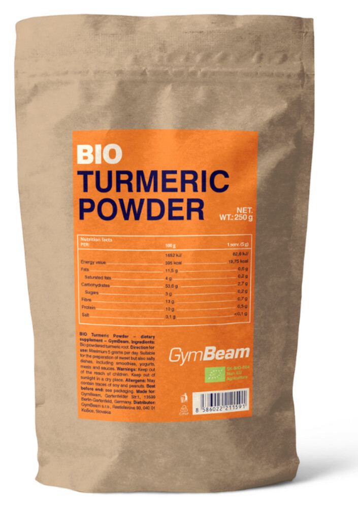 BIO Kurkuma prášok 250 g