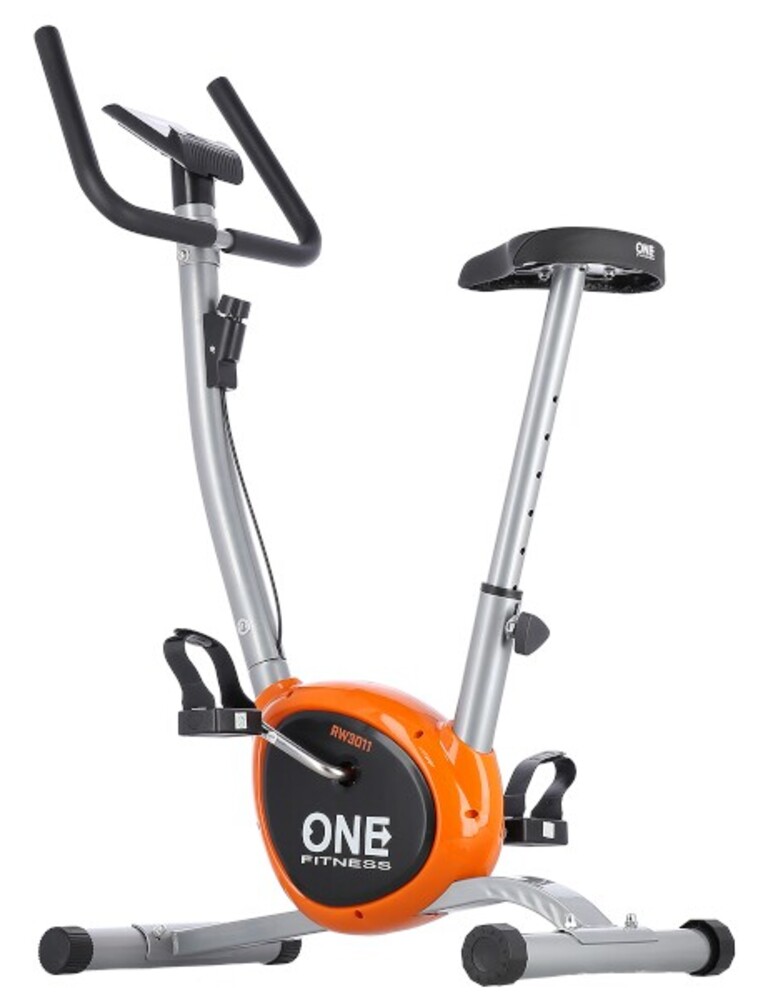 Mechanický rotoped ONE Fitness RW3011 strieborno-oranžový