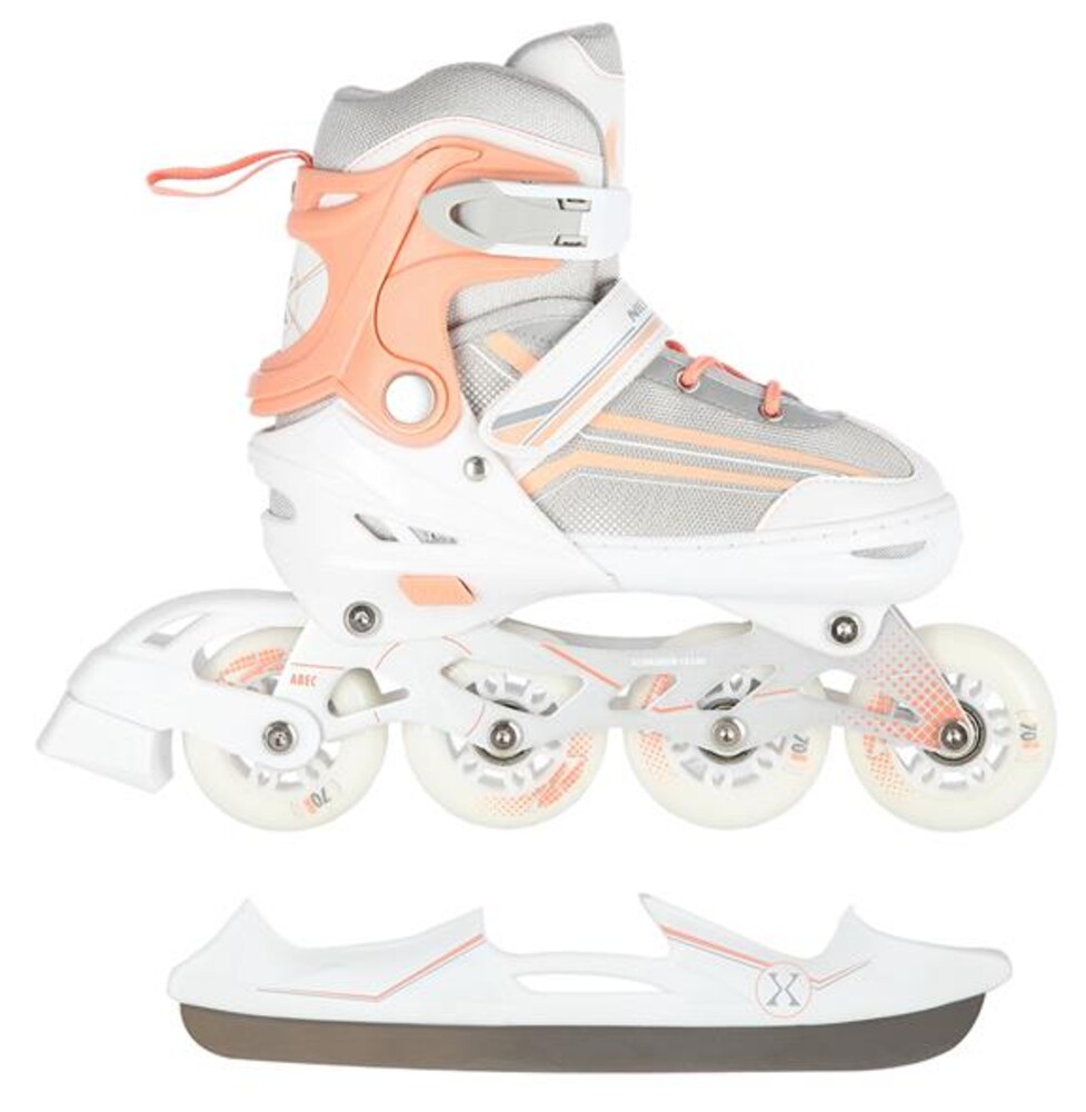 Korčule NILS Extreme NH18190 2v1 bielo-ružové