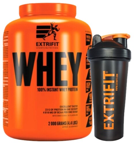 AKCE 100% Whey Protein 2000 g + ZDARMA Šejkr 600 ml