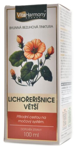 Tinktura Lichořeřišnice větší 100 ml tropaeolum majus
