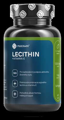 LECITHIN + VITAMIN E 60 kapslí
