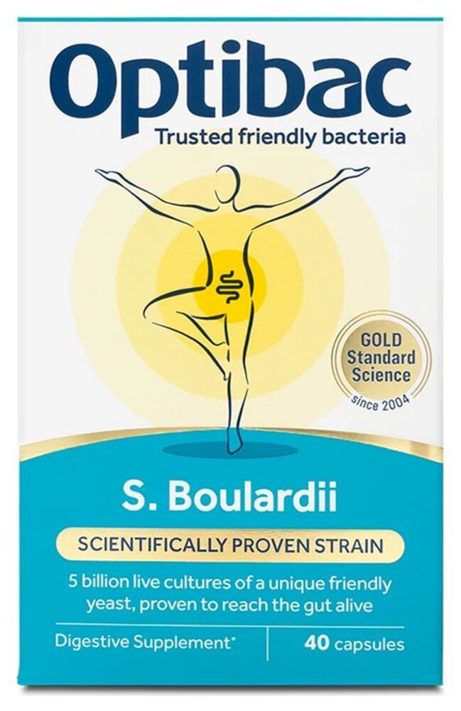 Saccharomyces Boulardii (Probiotika při nadměrném vyprazdňování) 40 kapslí