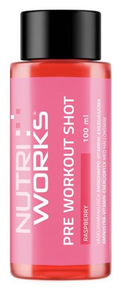Pre-Workou SHOT 100ml malina