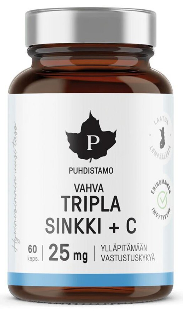 Triple Zinc 25mg + Vitamin C 60 kapslí (Zinek s vitamínem C)