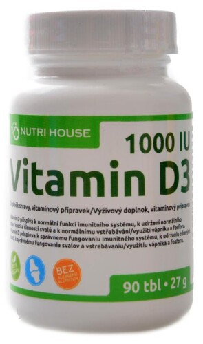 Vitamín D3 1000 IU 90 tablet