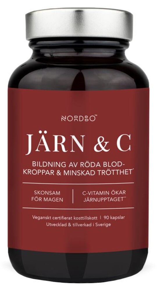 Järn and C 90 kapslí (Železo a Vitamín C)