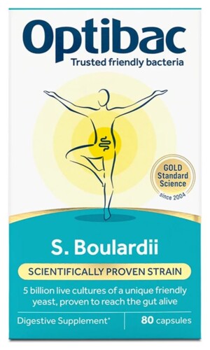 Saccharomyces Boulardii (Probiotika při nadměrném vyprazdňování) 80 kapslí