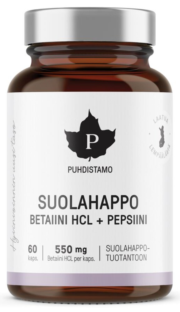 Betain HCL 60 kapslí (Betain HCl + Pepsin)