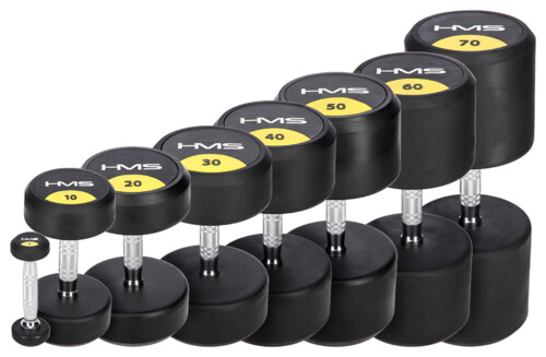 Pogumovaná jednoručná činka HG Pro 27,5 kg