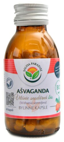 Ašvaganda vitánie BIO 60 kapslí ashwagandha