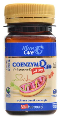 Coenzym Q10 60 mg + vitamin E 60 kapslí