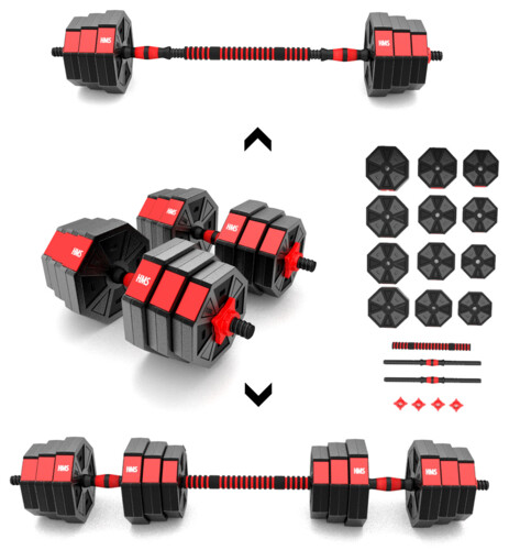 Nakladacie činky SGC20, 20 kg