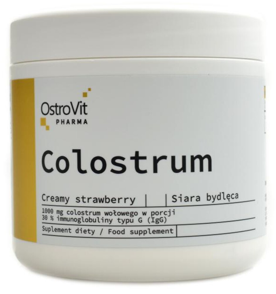 Pharma beef colostrum 100 g strawberry