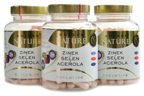 Exclusive Zinek + selen + acerola 300 kapslí