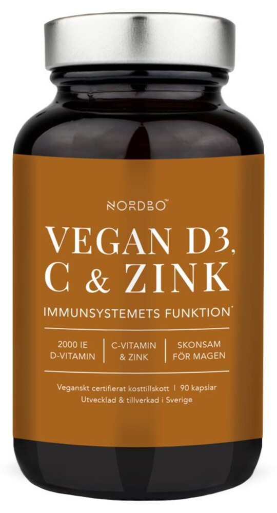 Vegan D3, C and Zinek 90 kapslí