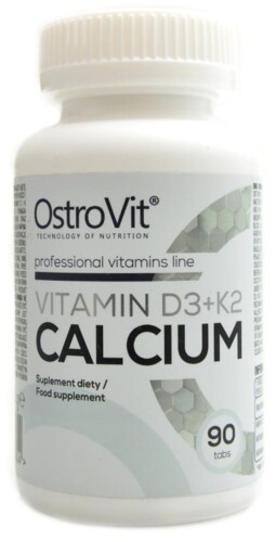 Vitamin D3 + K2 + calcium 90 tablet
