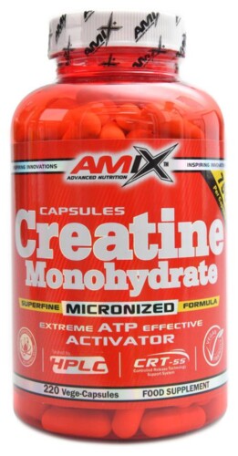 Creatine monohydrate 220 kapslí 750 mg