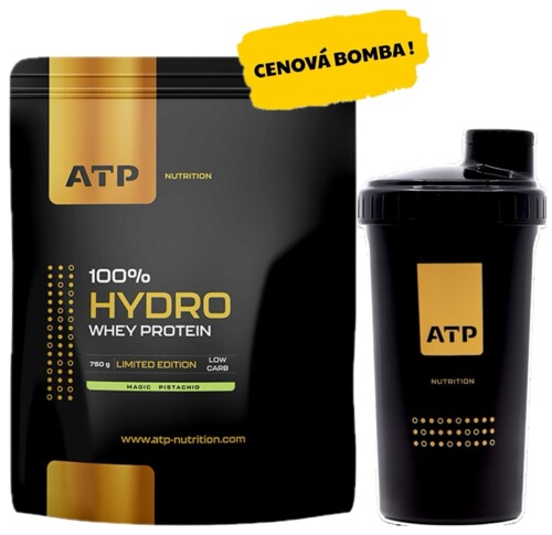 AKCE Nutrition 100% Hydro Whey Protein 750 g + ZDARMA Šejkr 700 ml
