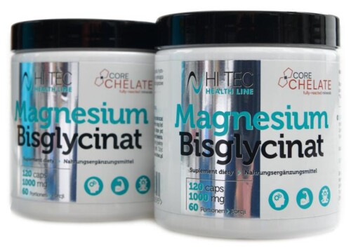 Health line Magnesium bisglycinate 1000 mg 2 x 120 kapslí