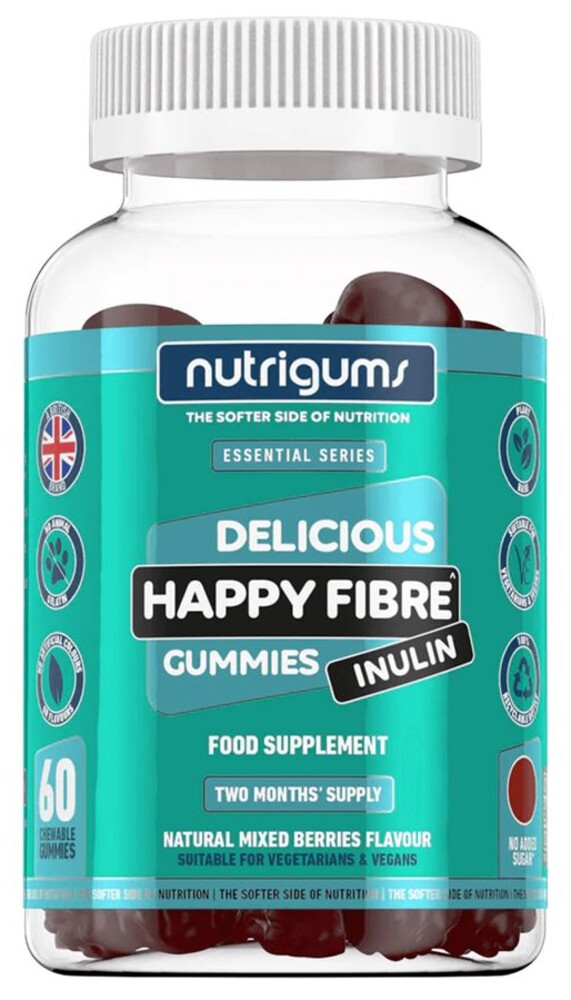 Happy Fibre Inulin 60 gummies