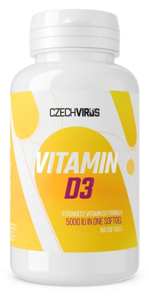 Vitamin D3 180 kapslí