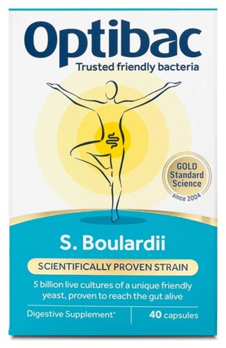 Saccharomyces Boulardii (Probiotika při nadměrném vyprazdňování) 40 kapslí