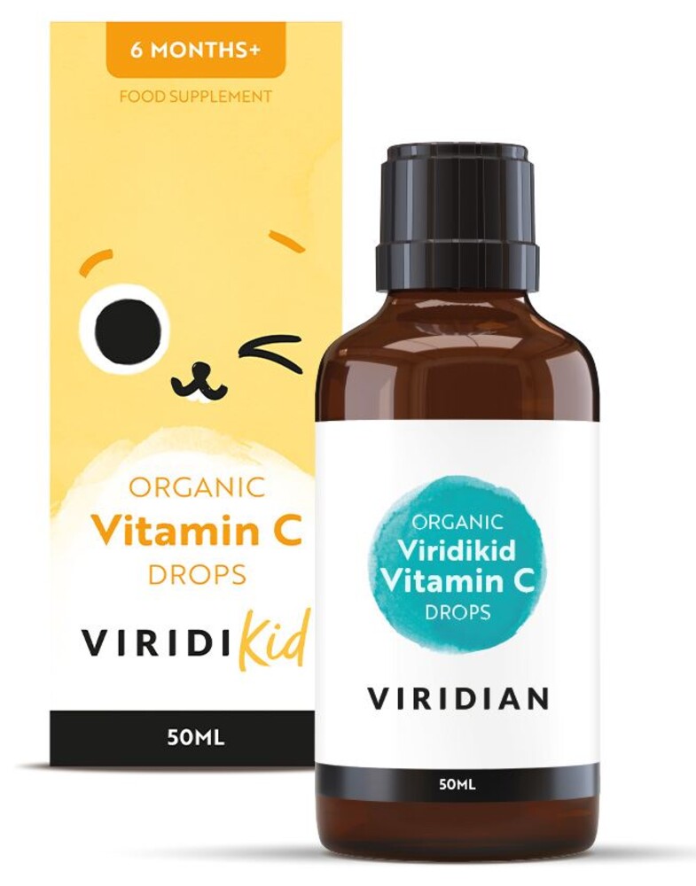 Viridikid Vitamin C drops 50ml Organic (Vitamín C pro děti)