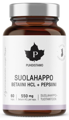 Betain HCL 60 kapslí (Betain HCl + Pepsin)