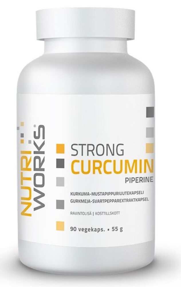 Strong Curcumin Piperine 90 kapslí