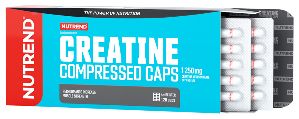 Creatine Compressed Caps   120 kapslí