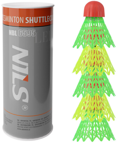 Crossmintonové loptičky s LED NBL6595 5 ks