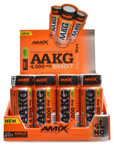 AAKG Shot 4000mg - 20x60ml BOX Lime