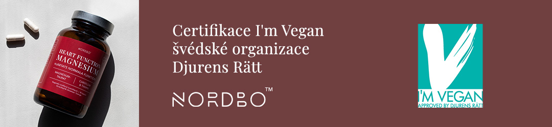 Certifikát I´m Vegan garantuje, že produkt je 100% rostlinného původu.