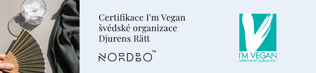 Certifikát I´m Vegan garantuje, že produkt je 100% rostlinného původu.