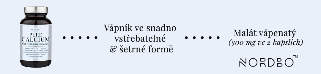 Pure Calcium - Vápník ve snadno vstřebatelné formě - Malát vápenatý