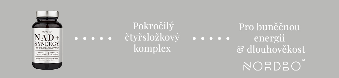 NAD+ Synergy - Pokročily čtyřsložkový komplex - Pro buněčnou energii & dlouhověkost